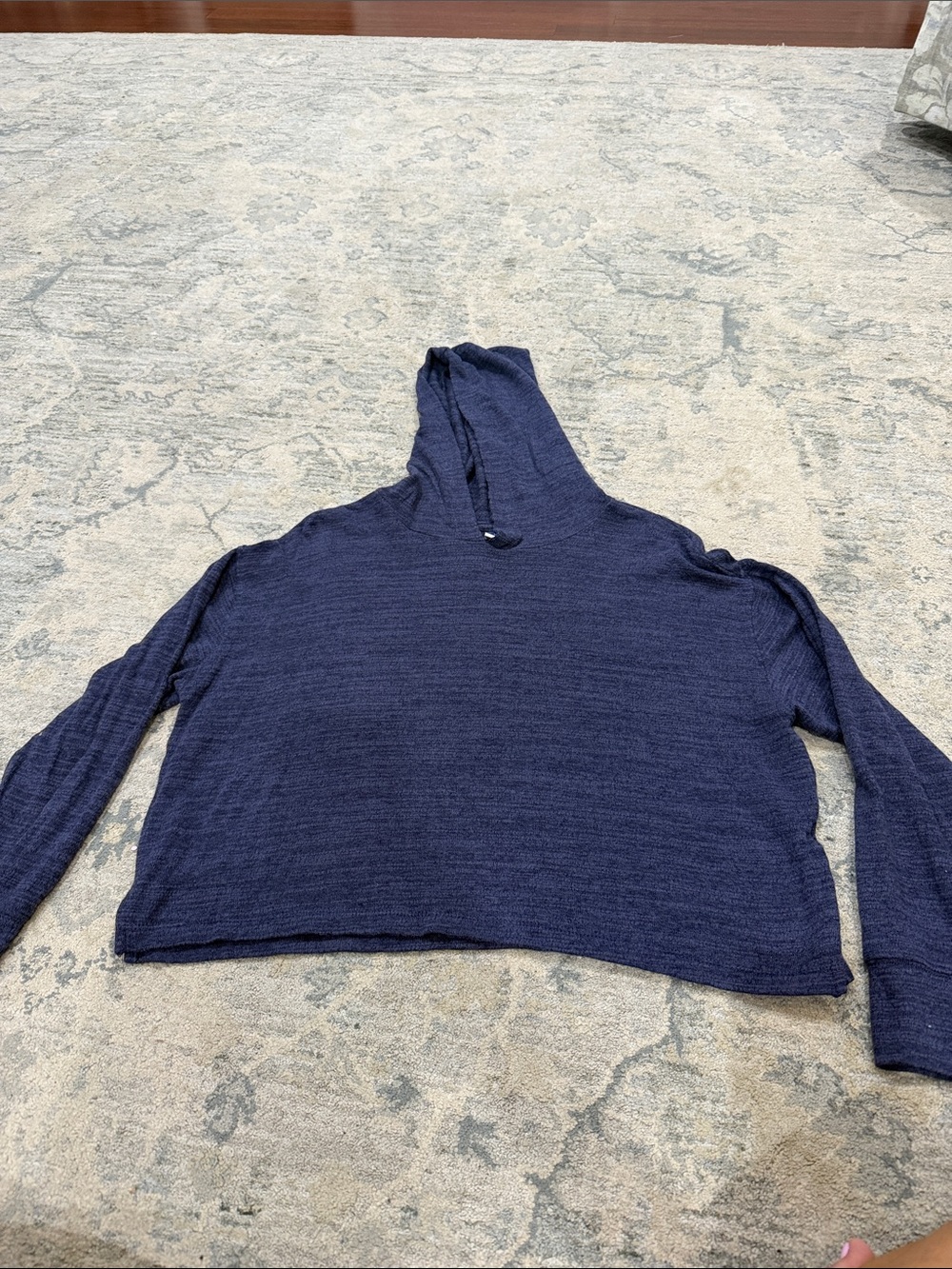 Old Navy Navy Blue Lightweight Hooded Pullover